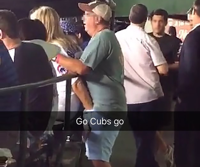 Illustration for article titled Cubs Fans Enjoy Baseball Game